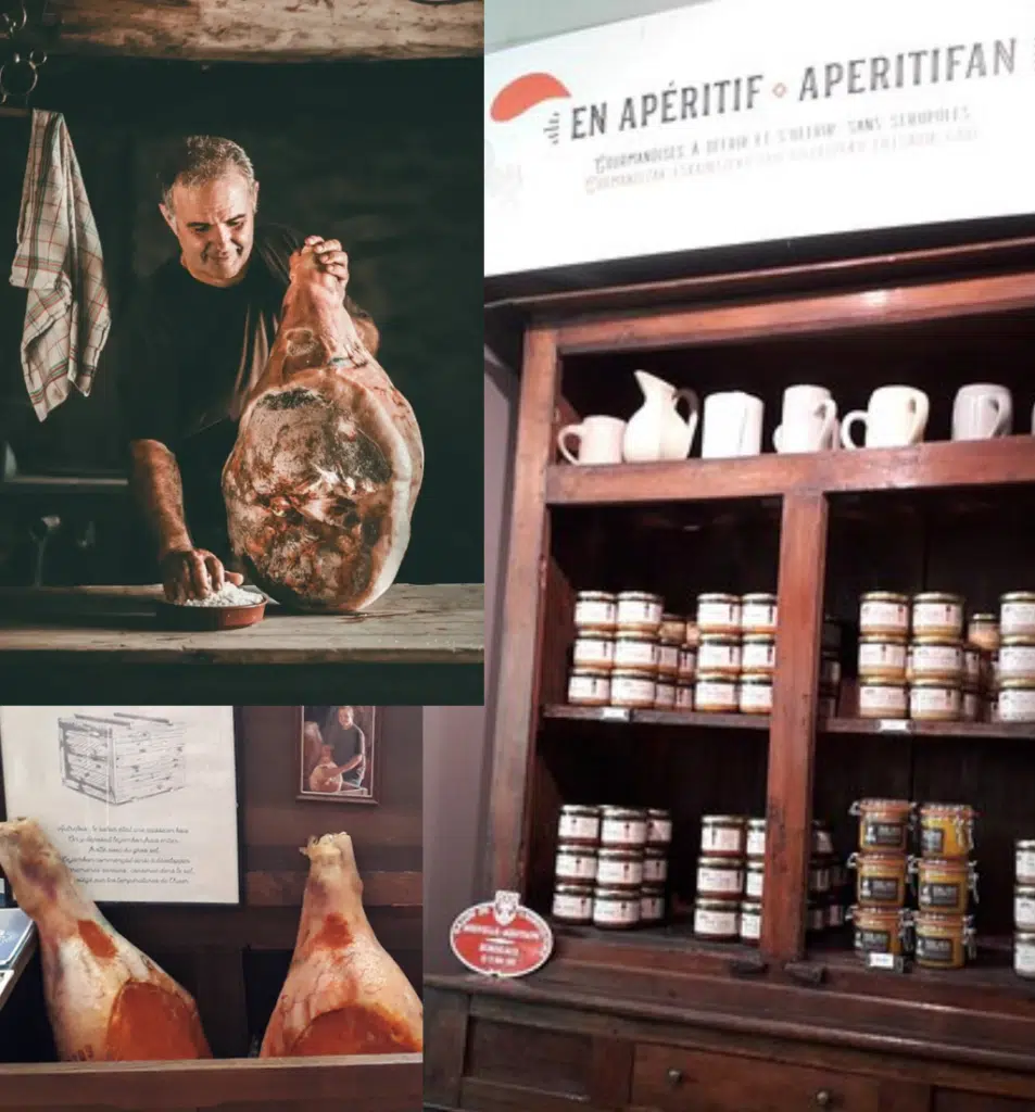 gastellou charcutier jambon de bayonne à saint jean de pied de port pays basque